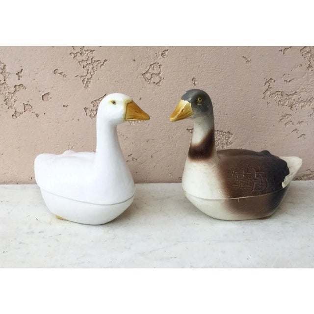 Gray C.1950 Majolica Partridge Tureen For Sale - Image 8 of 9