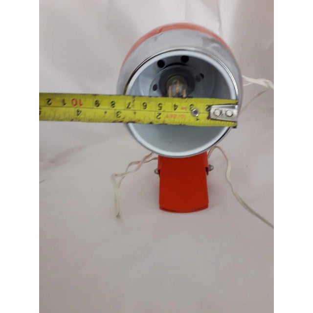 1970s Orange Italian Spotlight For Sale - Image 9 of 13