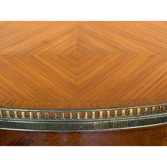 Pair of French Kidney Shape Nightstands Bedside Tables Louis Xvi, Circa 1910 For Sale - Image 13 of 13