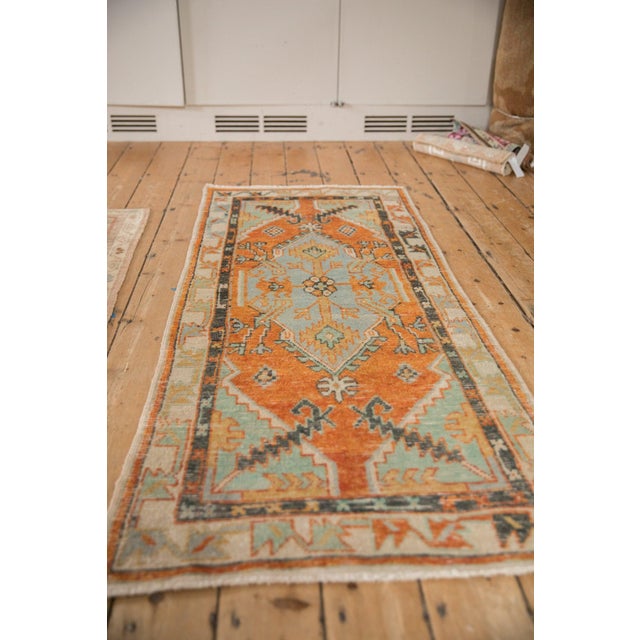 Traditional Vintage Distressed Oushak Rug Runner - 2'7" x 6' For Sale - Image 3 of 10