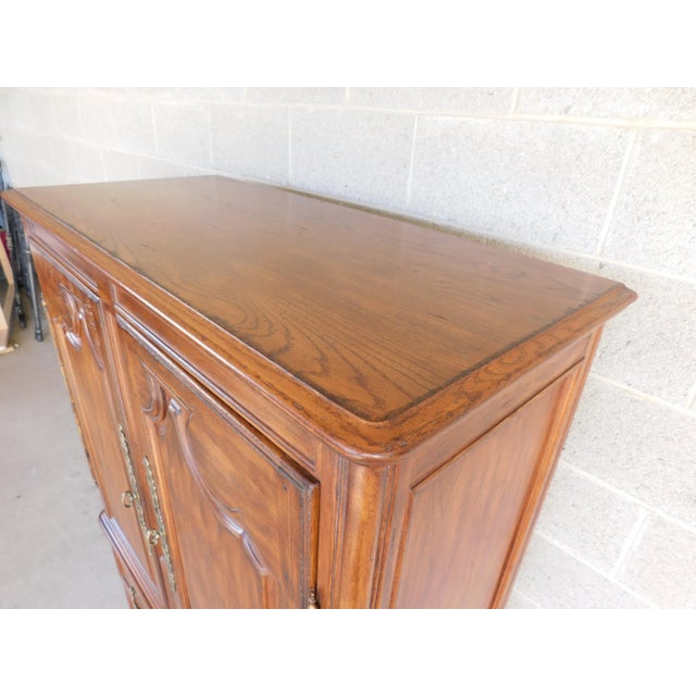 Drexel Heritage South of France Louis XV Style Wardrobe Chest For Sale - Image 14 of 16