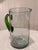 Late 20th Century Vintage Mexican Handblown Glass Cactus Margarita Service Set - Set of 6 For Sale - Image 5 of 14