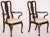 1980s Chinoiserie Black Lacquer Dining Chairs in the Style of Drexel- Set of 6 For Sale - Image 9 of 13
