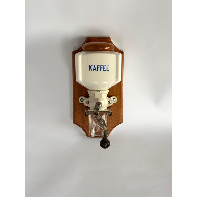 Beige Antique Wall-Mounted Coffee Grinder from Mill Pede Kitchen, 1920s For Sale - Image 8 of 10