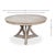 Transitional Round Dining Table, Large - Grey Oak For Sale - Image 11 of 11