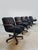 Vintage Swivel Office Desk Chairs, 1970s, Set of 5 For Sale - Image 3 of 7