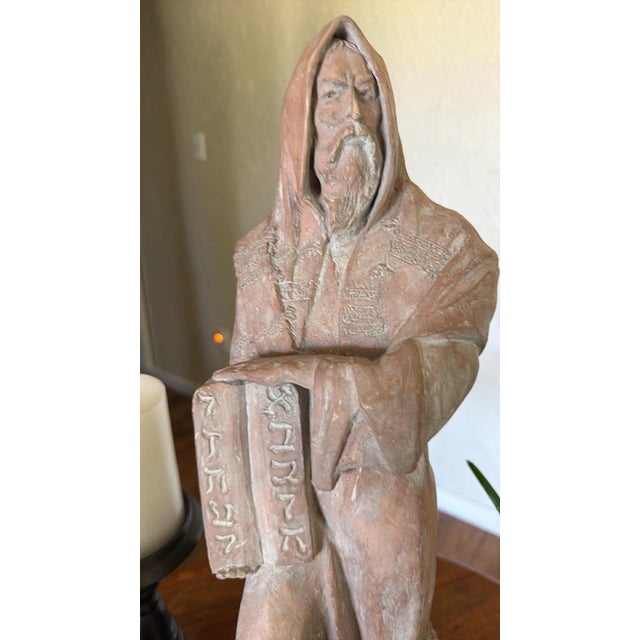 Austin Productions Moses and 10 Commandments Durastone Statue Austin Prod 1980 For Sale - Image 4 of 15