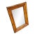 Vintage Bamboo and Rattan Wall Mirror - Made in Italy For Sale