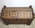 Farmhouse Mid-19th Century Carpathian Folk Art Dowry Chest With Peaked Lid For Sale - Image 3 of 12