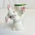 1981 Vintage Whimsical Boho Chic Bunny Egg Cup - Easter For Sale - Image 9 of 10