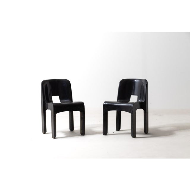 Plastic Universale Chairs by Joe Colombo for Kartell, 1960s, Set of 6 For Sale - Image 7 of 18