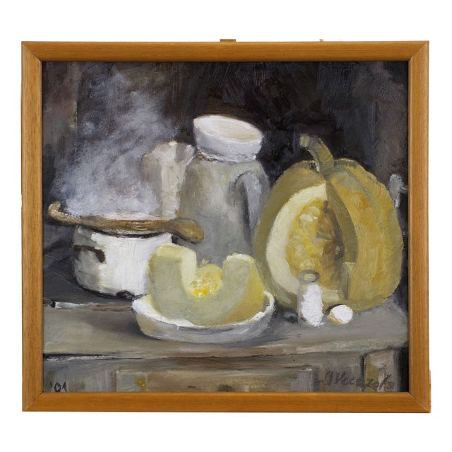 Imants Vecozols, Still Life with Pumpkin, 2010, Oil Painting For Sale