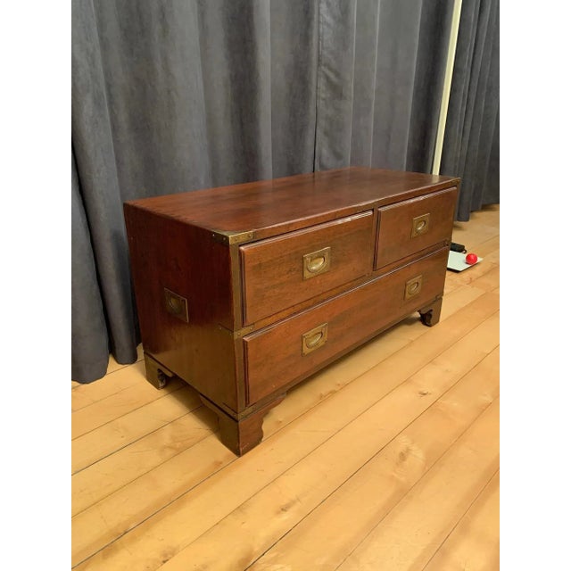 Mid-20th Century English Officers Commode by Reh Kennedy for Harrods London For Sale - Image 4 of 17