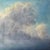 Beyond by Brian Sostrom | Acrylic on panel Cloudy sky over a calm ocean with sunlight. For Sale - Image 4 of 4