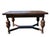Early 20th Century Jacobean Revival Carved Oak Draw-Leaf Dining Table For Sale - Image 4 of 12