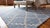 5x8 Blue Flat Weave Wool Stepped Diamond Lattice Geometric Modern Carpet Rug For Sale - Image 10 of 12