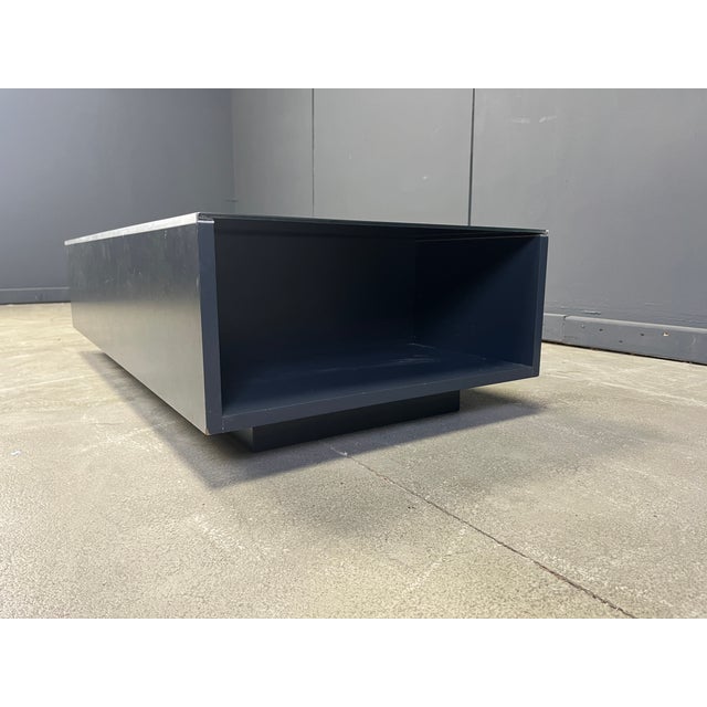 Vintage Coffee Table in Wood and Glass from Roche Bobois, 1980s For Sale - Image 4 of 10