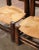 Pair Early 20th Century French Walnut Rush Chairs Attributed to Dudouyt For Sale In Dallas - Image 6 of 10