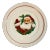 Vintage Santa Fluted Rim Ceramic Plate For Sale