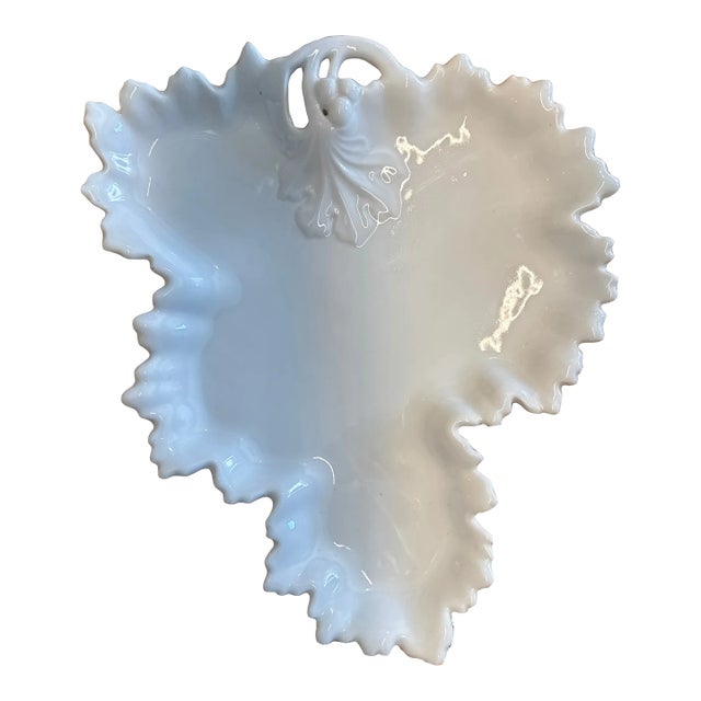 Grape Leaf Shaped Platter For Sale