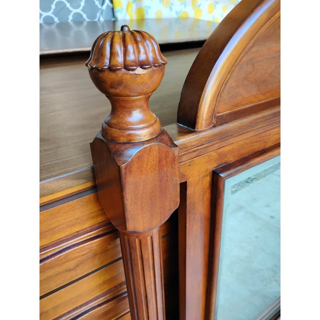 Chocolate Dresser Mantle Fireplace Bedroom Mirror For Sale - Image 8 of 8