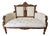 Antique Victorian Eastlake Walnut Settee/Loveseat - Reupholstered For Sale