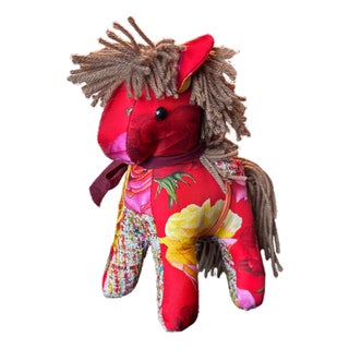 Gucci Roses Vintage Silk Scarf Noble Pony For Sale