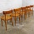 Thonet Mid to Late 20th Century Bauhaus Beech Bentwood Dining Chairs W/Cane Seats by Thonet Set of 5 For Sale - Image 4 of 18
