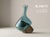 Contemporary Handblown Crystal Vase With Natural Gobi Desert Stone – Sculptural Flower Vase For Sale - Image 3 of 6