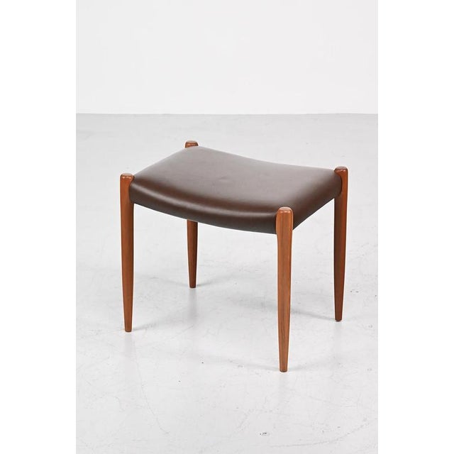 Model 80A Stool by Niels Otto Møller For Sale - Image 3 of 9