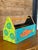 Vintage Coastal Hand-Painted Wood Fish Caddy For Sale - Image 9 of 11