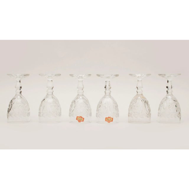 Pre-1976 Crystal Liqueur Glasses Set of 6 in Box by Zaječar for the Olympic Games in Montreal For Sale - Image 4 of 12