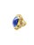 Bochic "Orient" Vintage Sapphire & Multi Gem Ring Set In 18K Yellow Gold & Silver For Sale In New York - Image 6 of 18