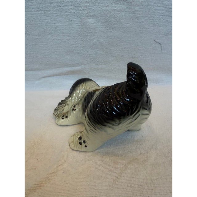 1940s 1940s Porcelain Freckled Cute Dog Planter For Sale - Image 5 of 12