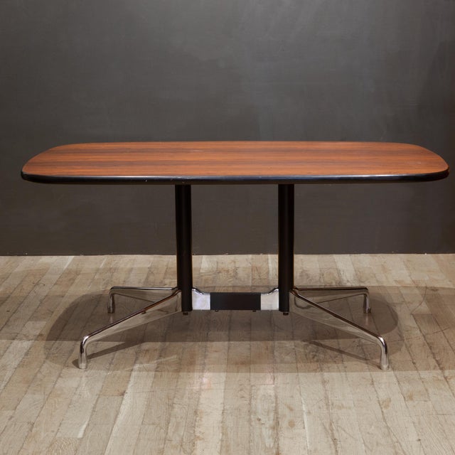 Mid-Century Herman Miller Rosewood Segmented Conference/Dining Table c.1960-1970 For Sale In San Francisco - Image 6 of 15