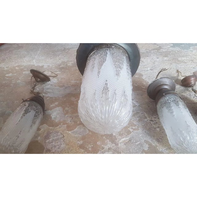 Art Deco Ceiling Lamps, 1920s, Set of 4 For Sale - Image 13 of 18