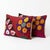 This beautiful 17'' x 28'' & 20'' x 28'' hand-embroidered Suzani pillow cover set was made from authentic Uzbek cotton...