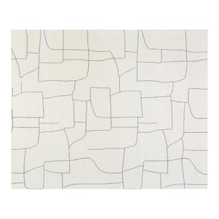 New Moroccan Professional Hand Knotted Wool Rug, 10'1x14'1 For Sale