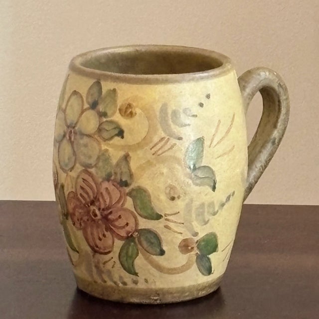 Vintage Hand Painted Algarve, Portugal Pottery Mug For Sale - Image 4 of 18