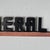 Wood Lovely Vintage "General Practice" Painted Wood Sign in Pink and Black For Sale - Image 7 of 9