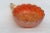 Imperial Marigold Carnival Glass Quilted Pansy Flowers Nappy Candy Dish For Sale - Image 12 of 12