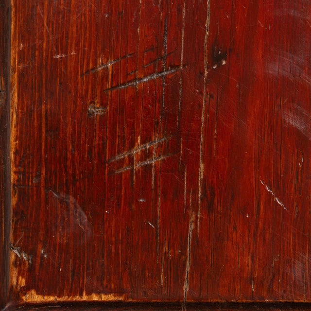 1900 - 1909 France Chocolate Oak Side Table For Sale - Image 14 of 15