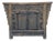 Antique Distressed Elm Altar Cabinet For Sale