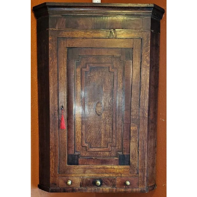Late 18c English Regency Corner Cabinet For Sale - Image 13 of 13