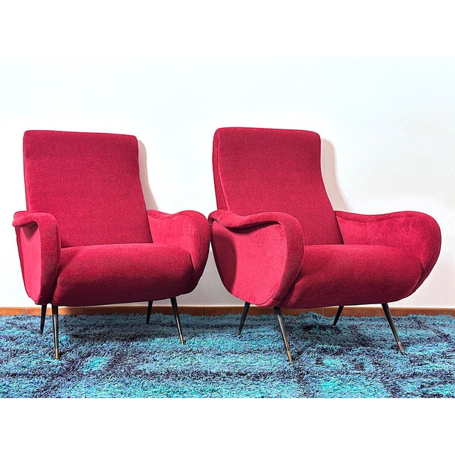 Italian Lady Lounge Chairs attributed to Marco Zanuso, 1960s, Set of 2 For Sale - Image 13 of 13