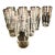Vintage Federal Glass Etched Highball Glasses - Set of 10 For Sale