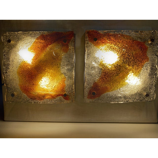 Murano Glass Wall Lamps from Mazzega, 1970s, Set of 2 For Sale - Image 18 of 18