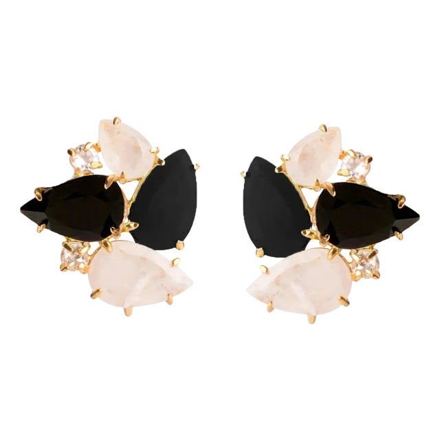 Cammie Studs (Black) (Clip On) For Sale