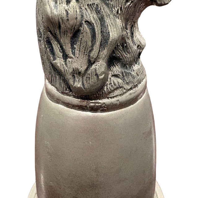 Vintage Gucci Silver-Tone Hound Dog Stirrup Cup For Sale In Charlotte - Image 6 of 7