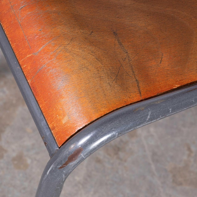 1950’s French Mullca Light Grey Dining Chairs. Set Of Four. One of our most favourite chairs, in 1947 Robert Muller and...